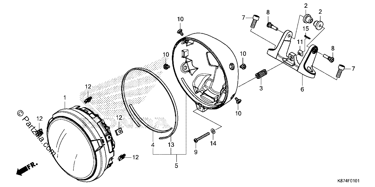 Diagrama de HEADLIGHT 2