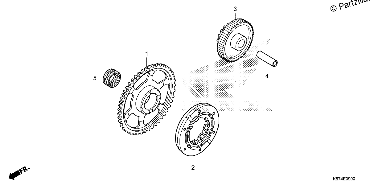 Diagrama de STARTING CLUTCH