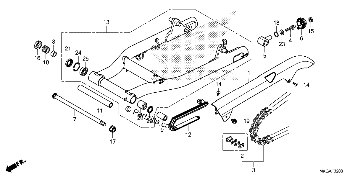 Diagrama de SWINGARM