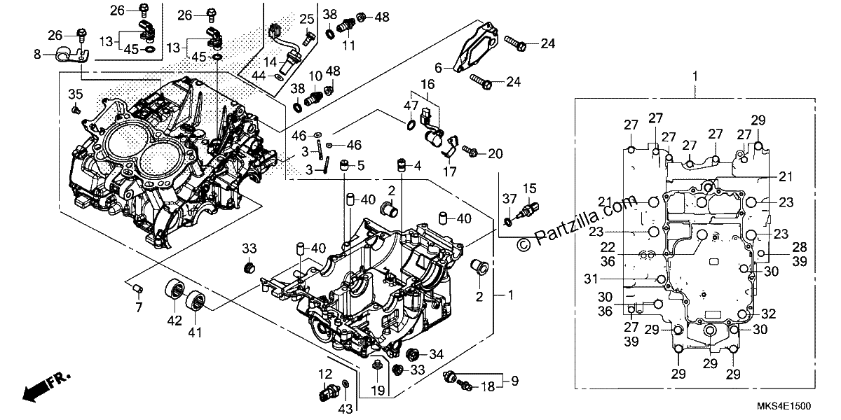 Diagrama de CRANKCASE