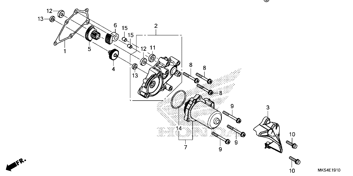 Diagrama de REDUCTION GEAR