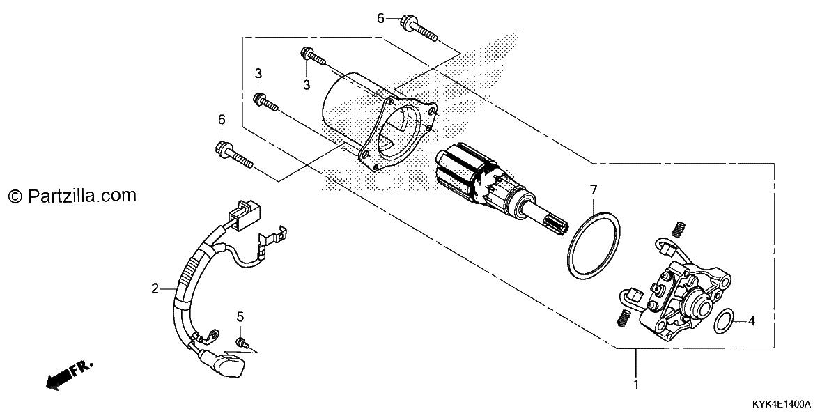 Diagrama de STARTING MOTOR