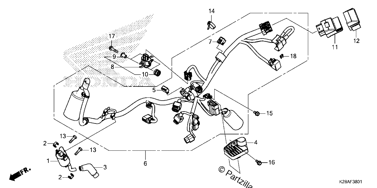 Diagrama de WIRE HARNESS 2