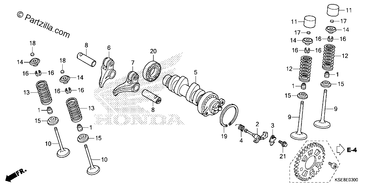 Diagrama de CAMSHAFT VALVE