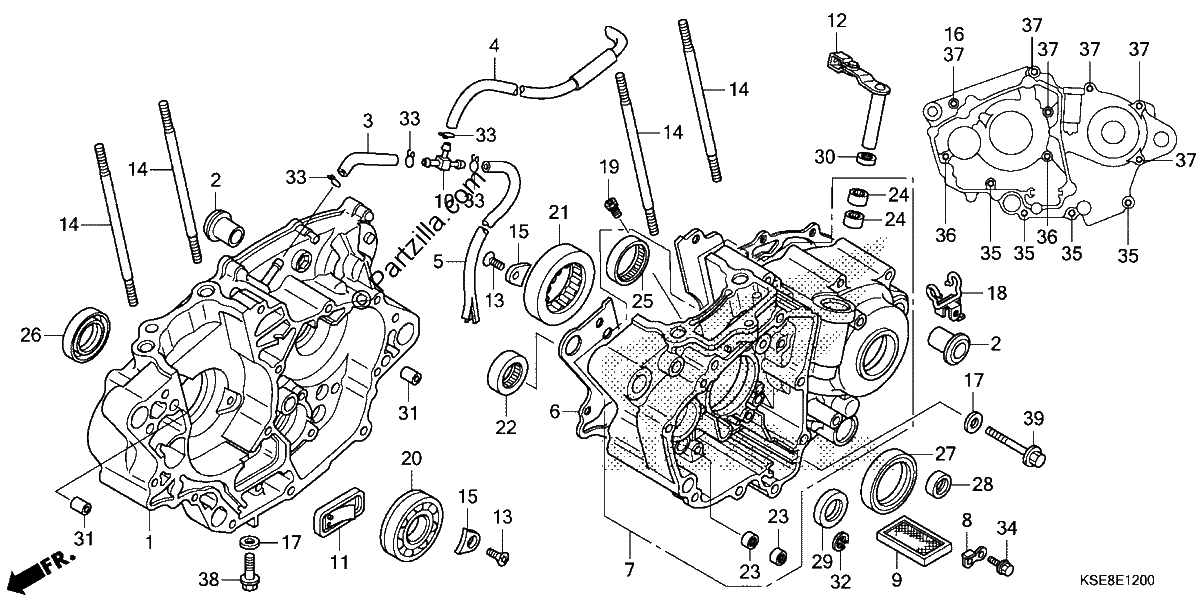 Diagrama de CRANKCASE