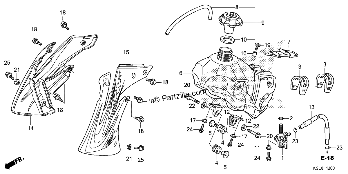 Diagrama de FUEL TANK