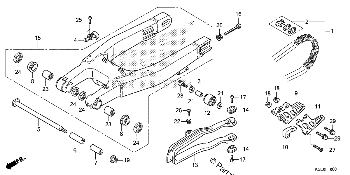 Diagrama de SWINGARM