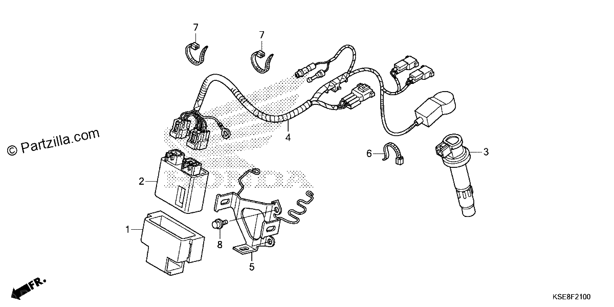 Diagrama de WIRE HARNESS