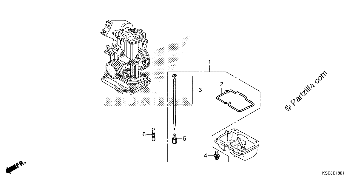 Diagrama de CARBURETOR OPTIONAL KIT