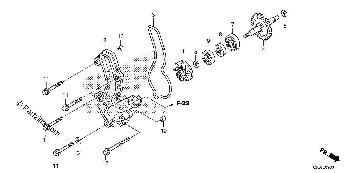 Diagrama de WATER PUMP