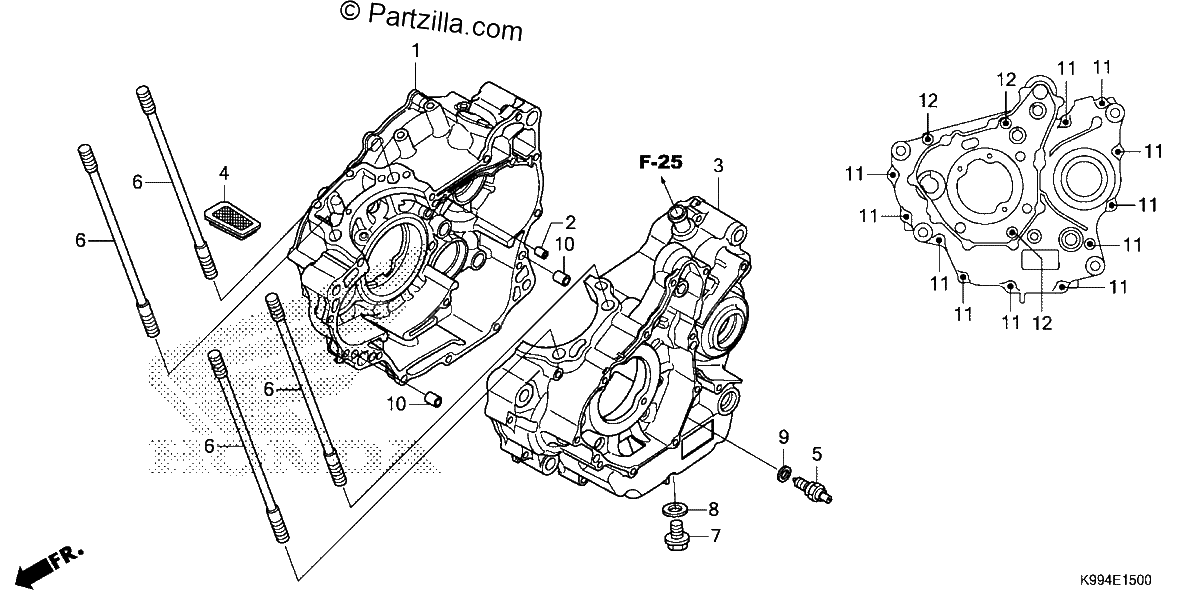 Diagrama de CRANKCASE