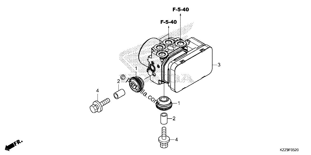 Diagrama de ABS MODULATOR
