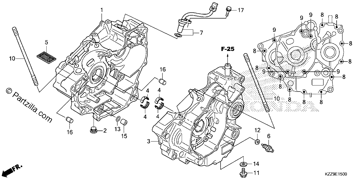 Diagrama de CRANKCASE