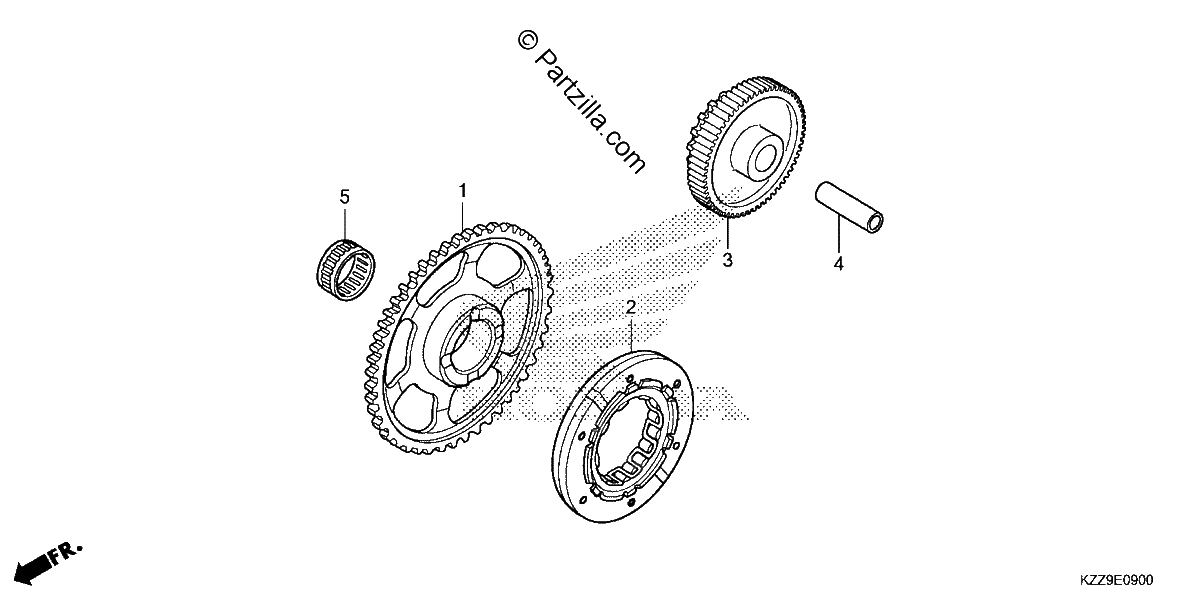 Diagrama de STARTING CLUTCH