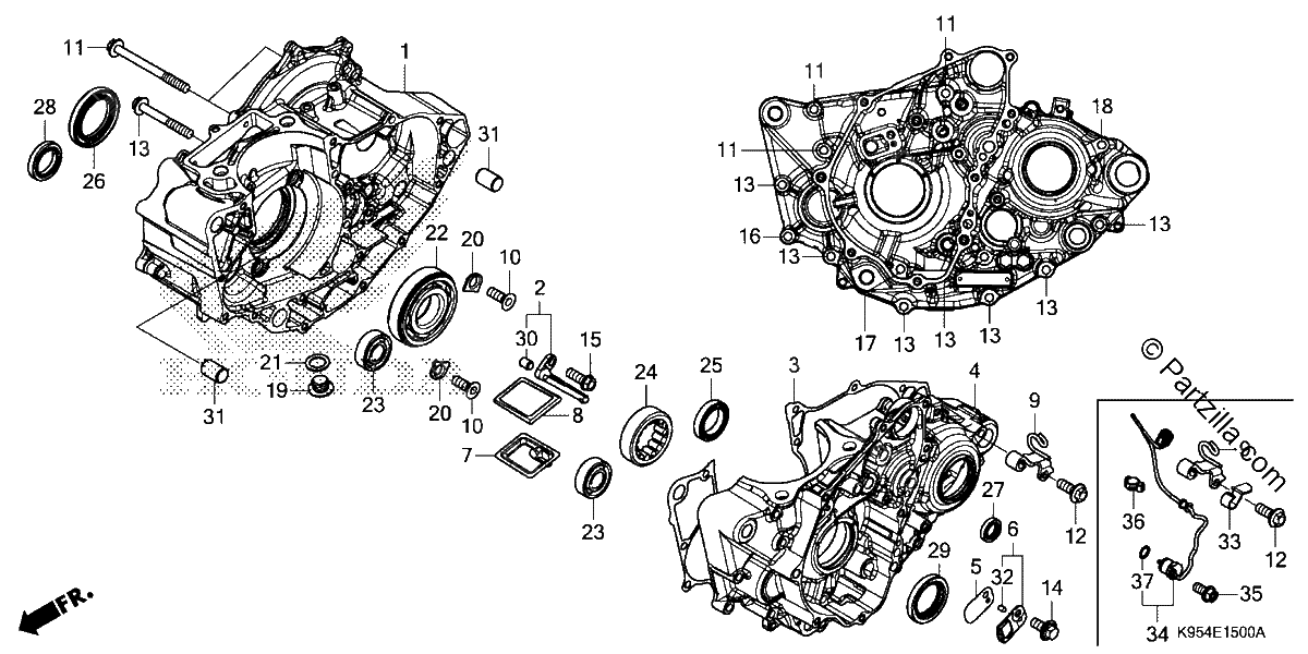 Diagrama de CRANKCASE