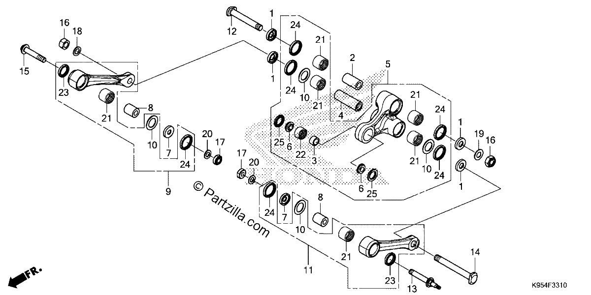Diagrama de CUSHION ARM