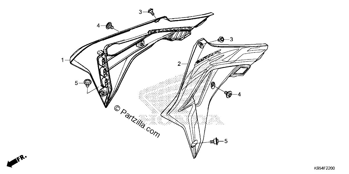 Diagrama de RADIATOR SHROUD 1
