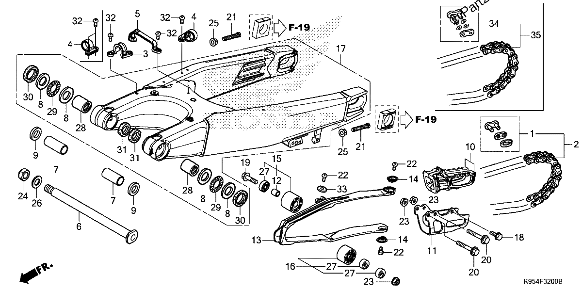 Diagrama de SWINGARM