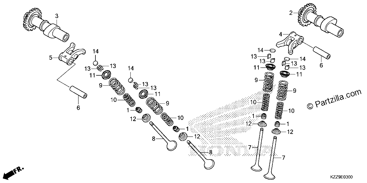 Diagrama de CAMSHAFT VALVE