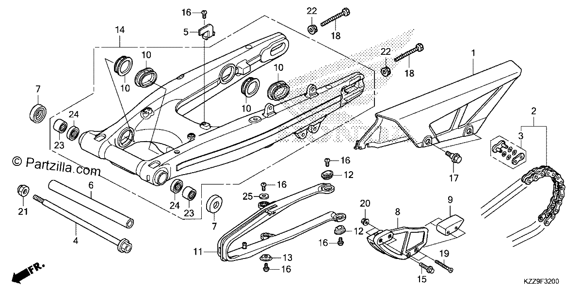 Diagrama de SWINGARM