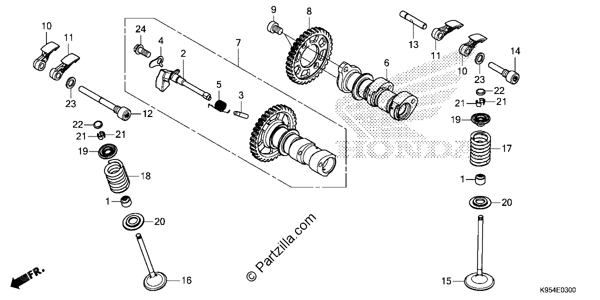 Diagrama de CAMSHAFT VALVE