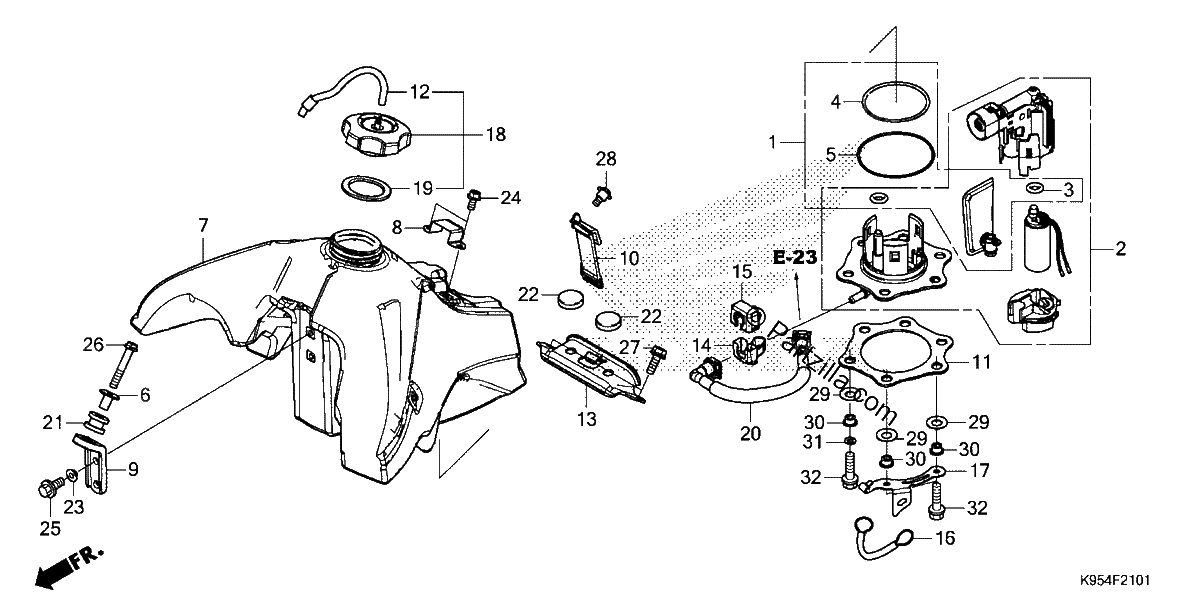 Diagrama de FUEL TANK 2