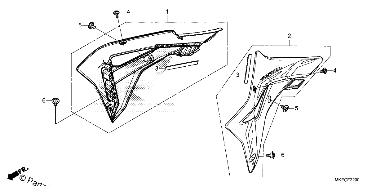 Diagrama de RADIATOR SHROUD