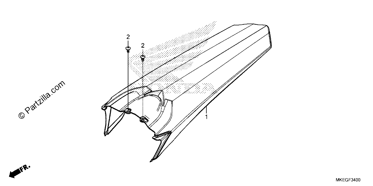 Diagrama de REAR FENDER