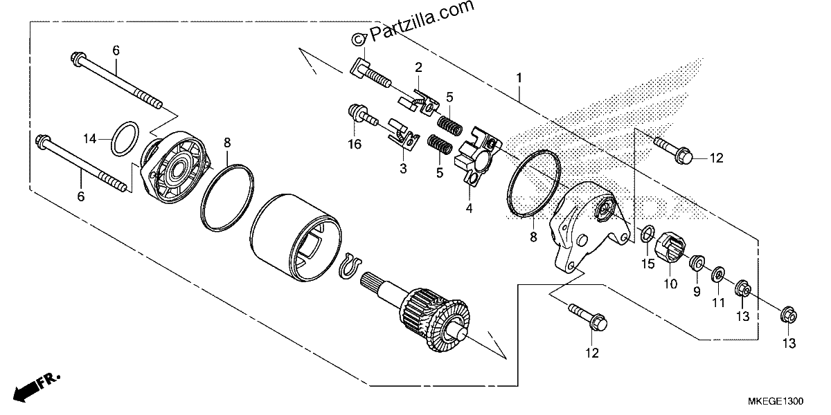 Diagrama de STARTING MOTOR