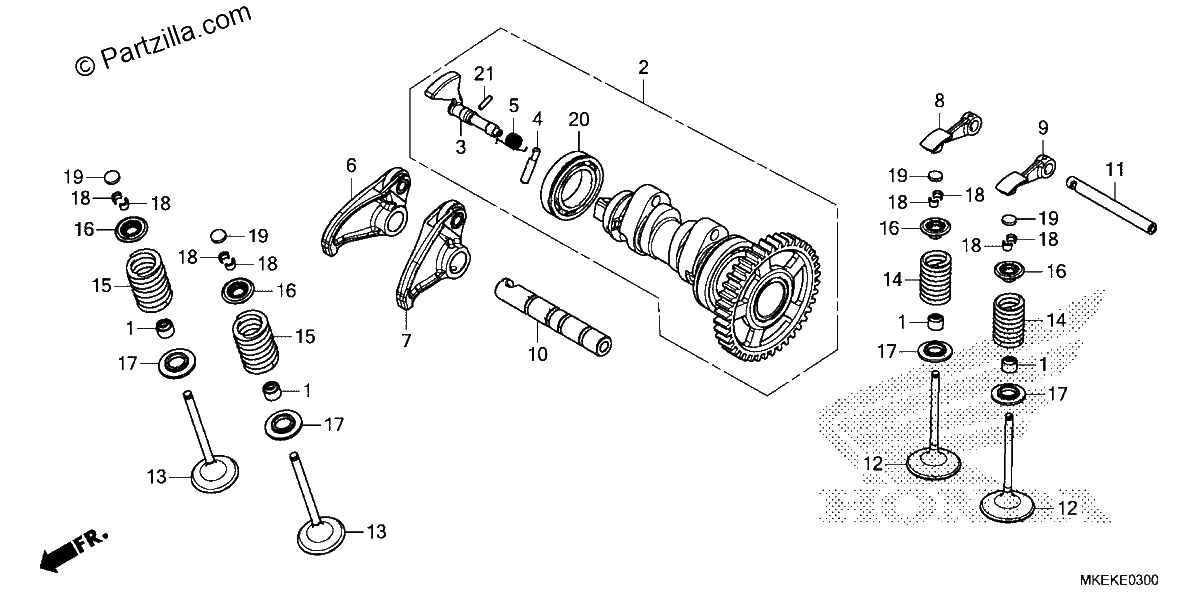 Diagrama de CAMSHAFT VALVE