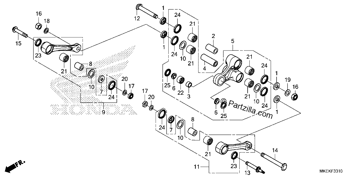 Diagrama de CUSHION ARM