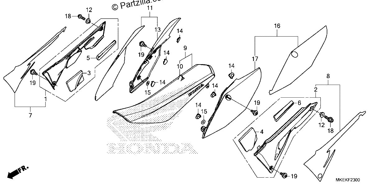 Diagrama de SEAT SIDE COVER