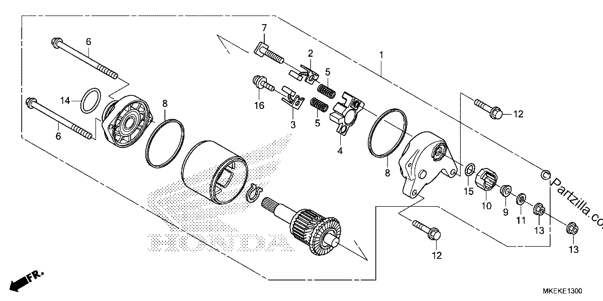 Diagrama de STARTING MOTOR