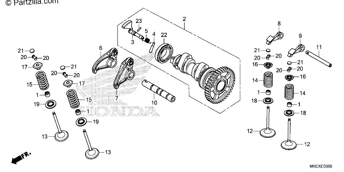 Diagrama de CAMSHAFT VALVE