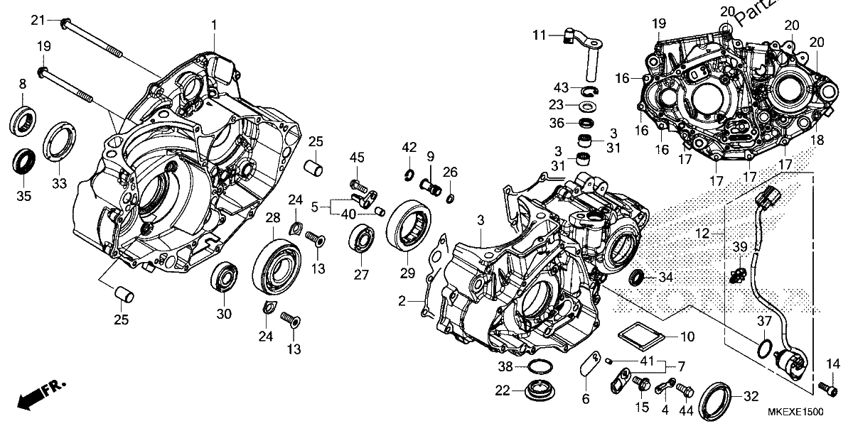 Diagrama de CRANKCASE