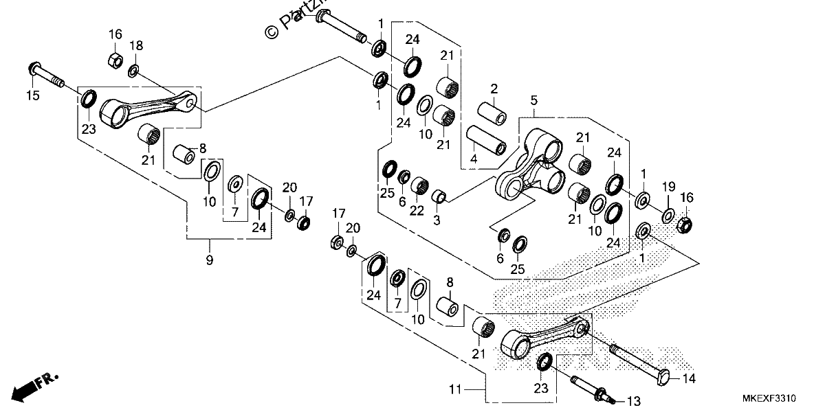 Diagrama de CUSHION ARM