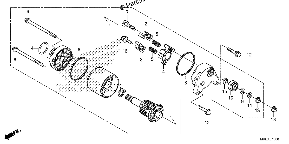Diagrama de STARTING MOTOR
