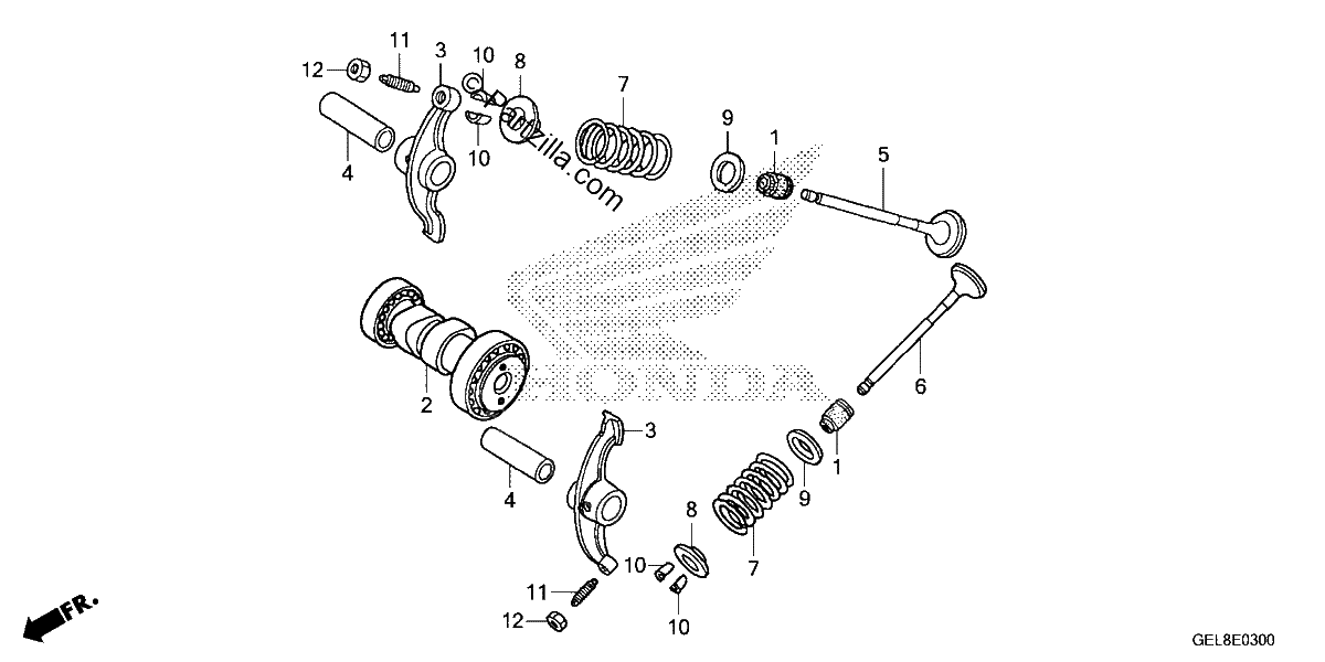 Diagrama de CAMSHAFT VALVE