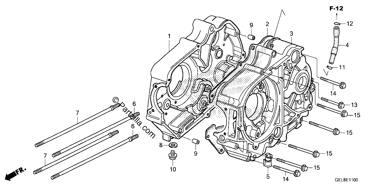 Diagrama de CRANKCASE