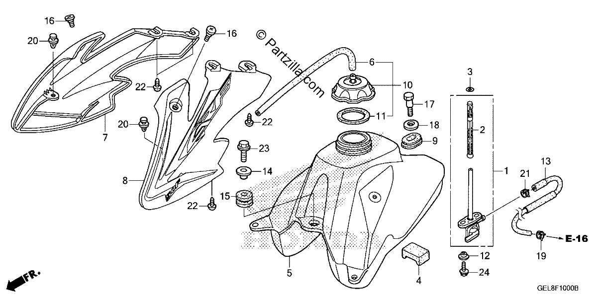 Diagrama de FUEL TANK