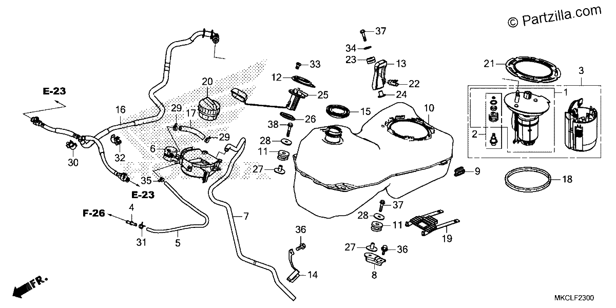 Diagrama de FUEL TANK