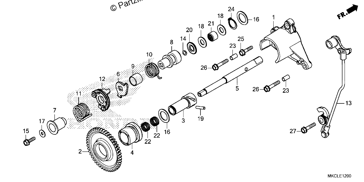 Diagrama de REVERSE GEAR