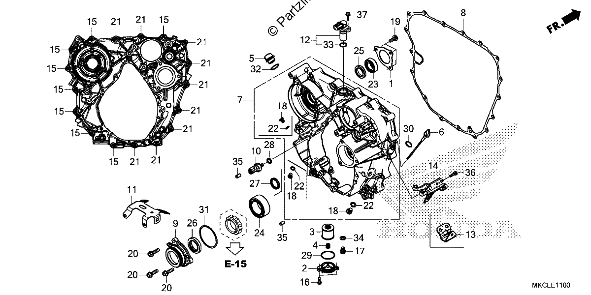 Diagrama de REAR CASE