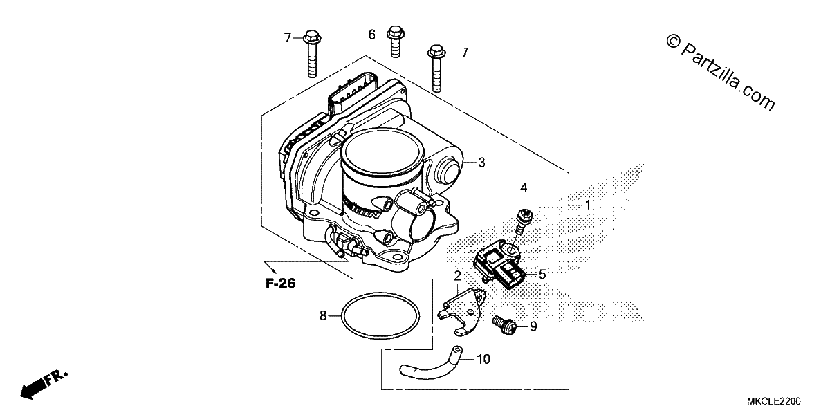 Diagrama de THROTTLE BODY