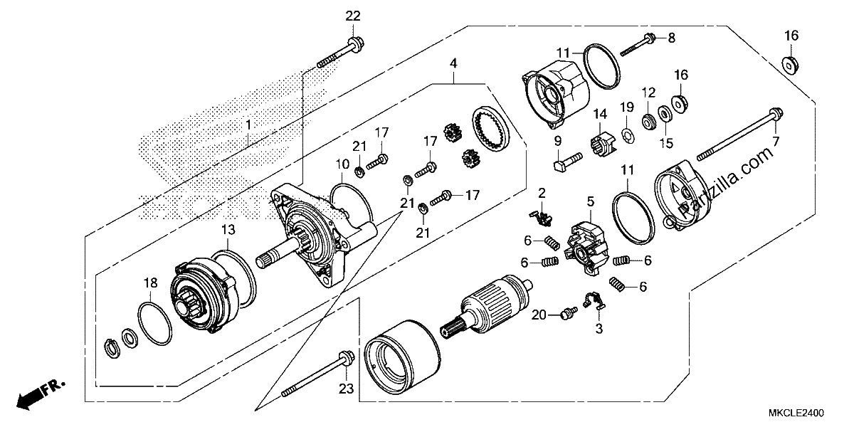 Diagrama de REVERSE MOTOR