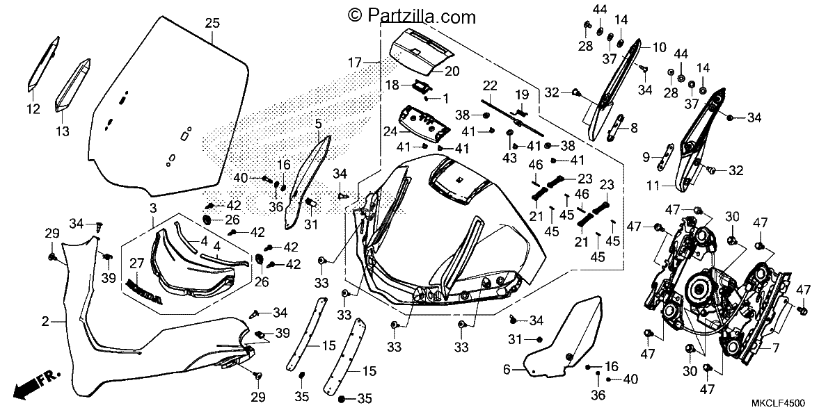Diagrama de WINDSCREEN