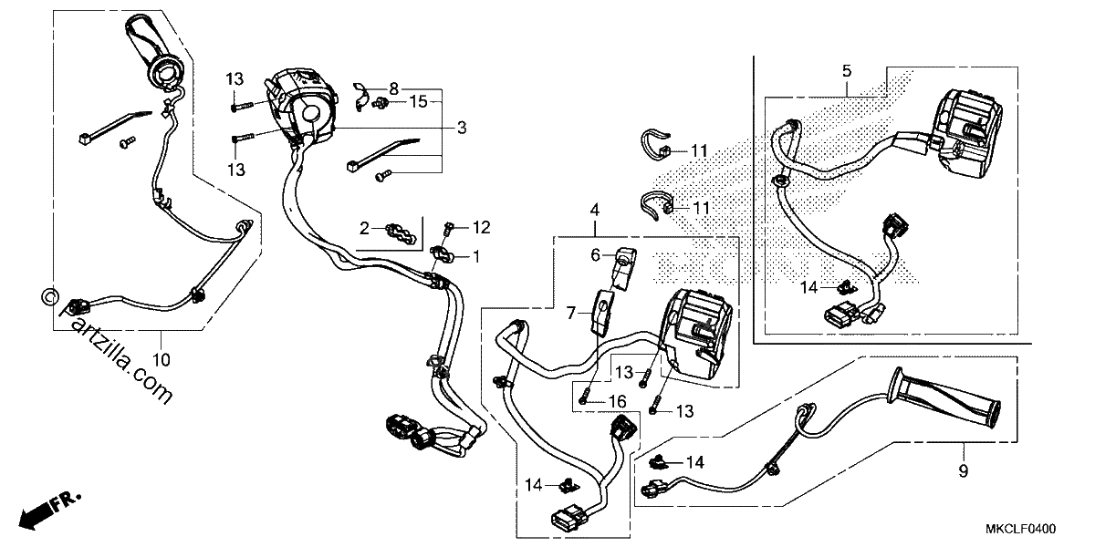 Diagrama de HANDLE SWITCH