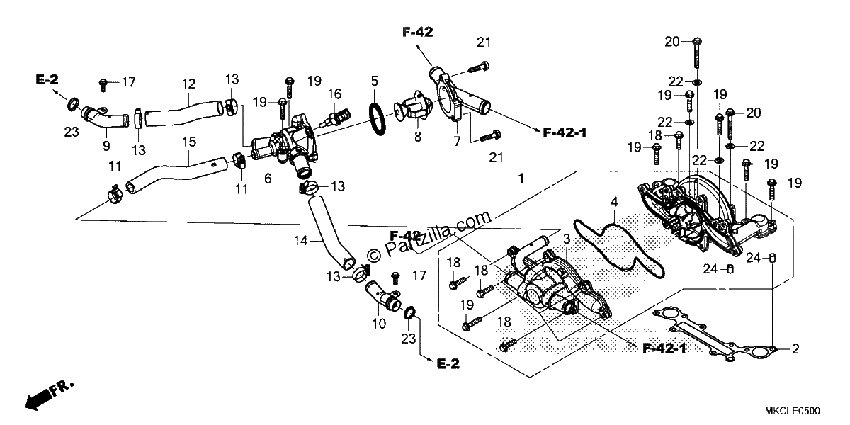 Diagrama de WATER PUMP