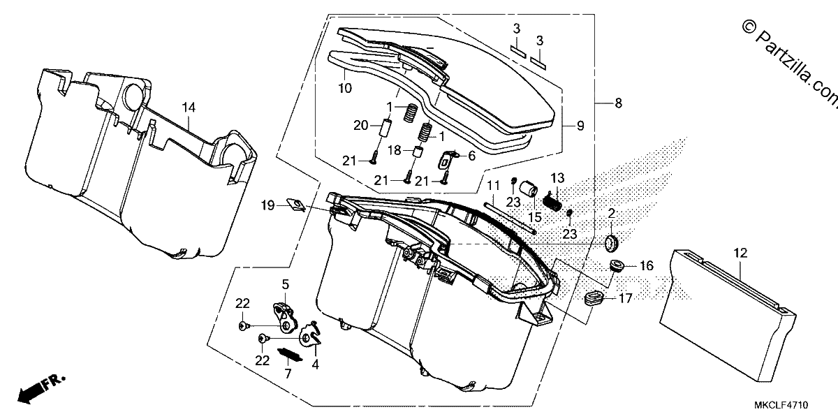 Diagrama de CENTER POCKET