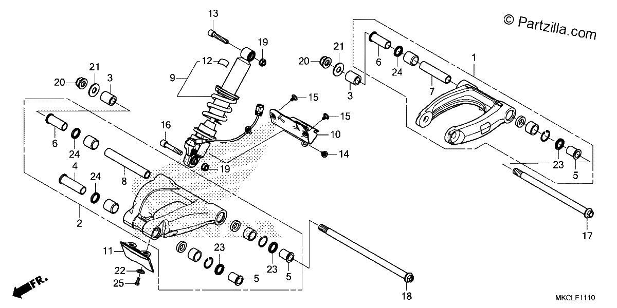 Diagrama de CUSHION ARM
